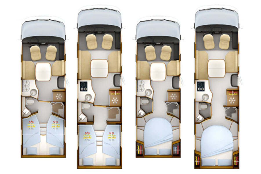 Rapido Distinction Nieuwe topmodellen op Mercedes Sprinterbasis